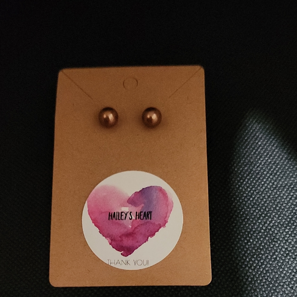 5/$25 Matte Copper Earrings